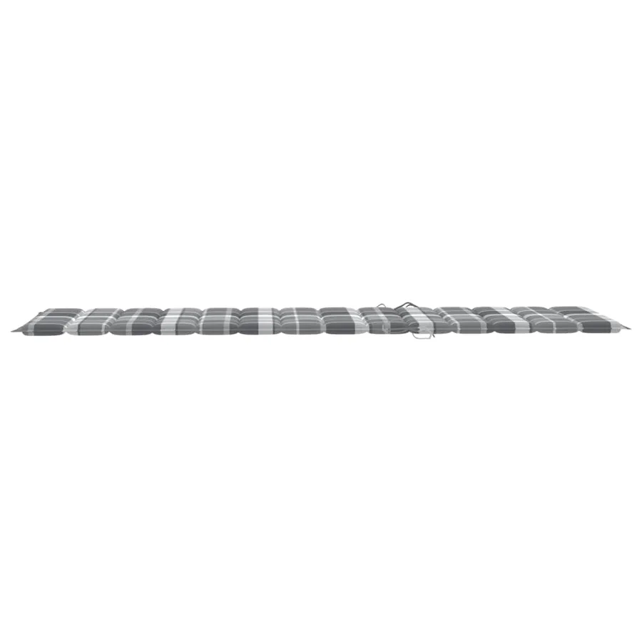Chaises longues lot de 2 avec table et coussins Acacia solide - 14