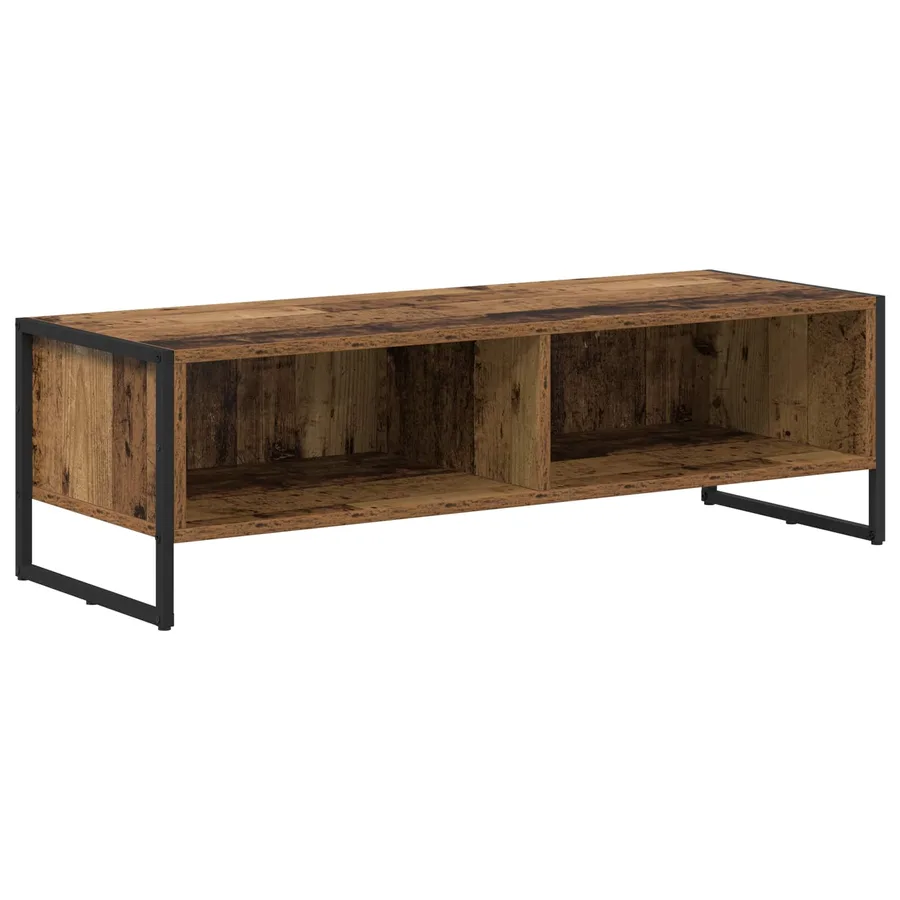 Meuble TV Bois Ancien 100 x 36,5 x 30,5 cm Bois d'ingénierie - 2