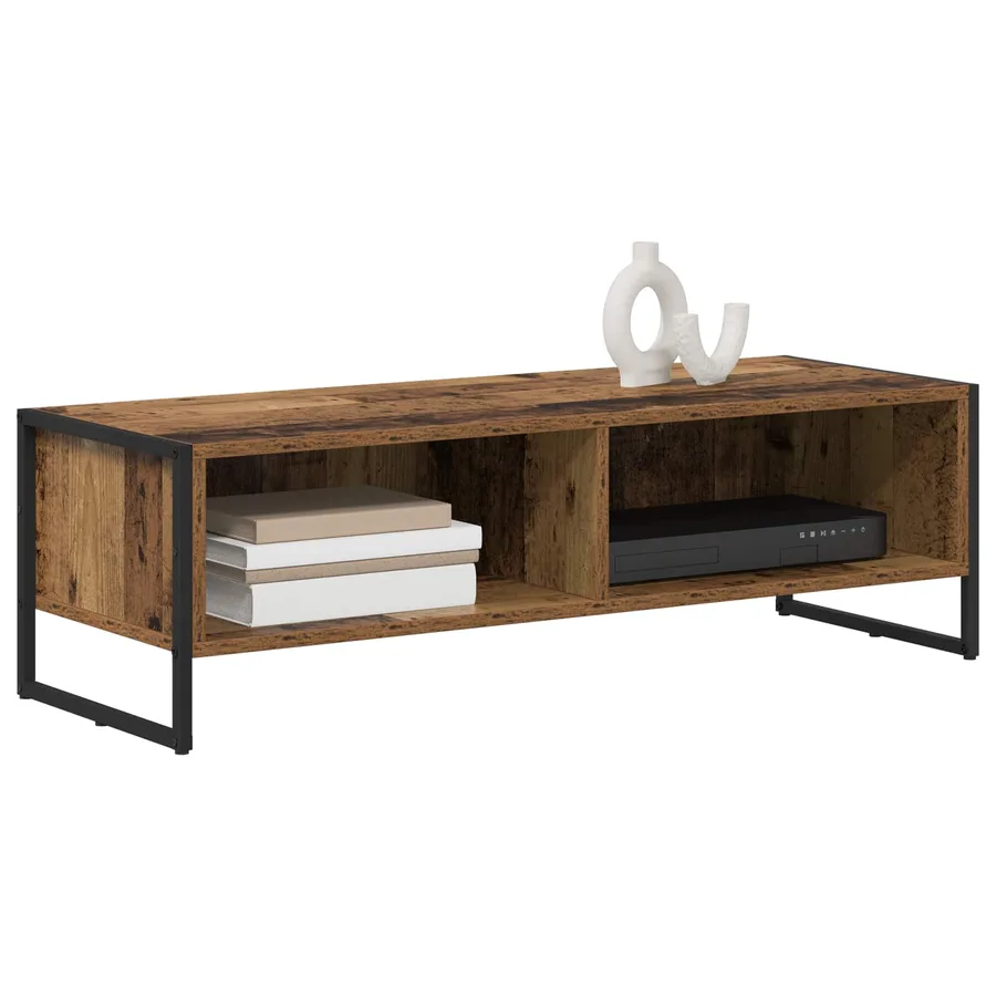 Meuble TV Bois Ancien 100 x 36,5 x 30,5 cm Bois d'ingénierie - 3