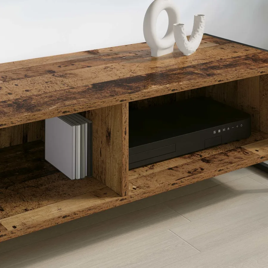 Meuble TV Bois Ancien 100 x 36,5 x 30,5 cm Bois d'ingénierie - 4