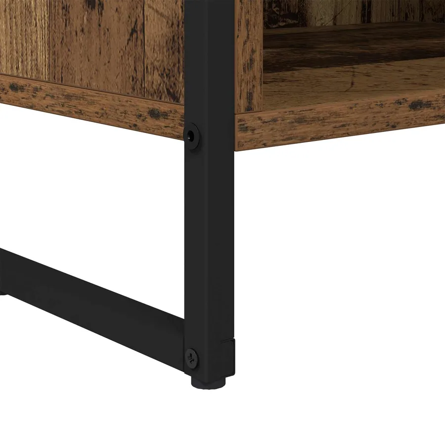 Meuble TV Bois Ancien 100 x 36,5 x 30,5 cm Bois d'ingénierie - 9