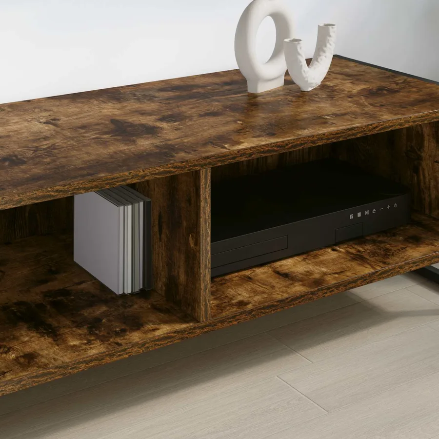 Meuble TV Chêne Fumé 100 x 36,5 x 30,5 cm Bois d'ingénierie - 4