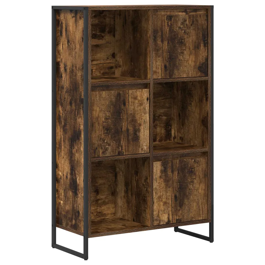 Bibliothèque Chêne Fumé 68 x 30 x 108.5 cm Bois d'ingénierie - 2
