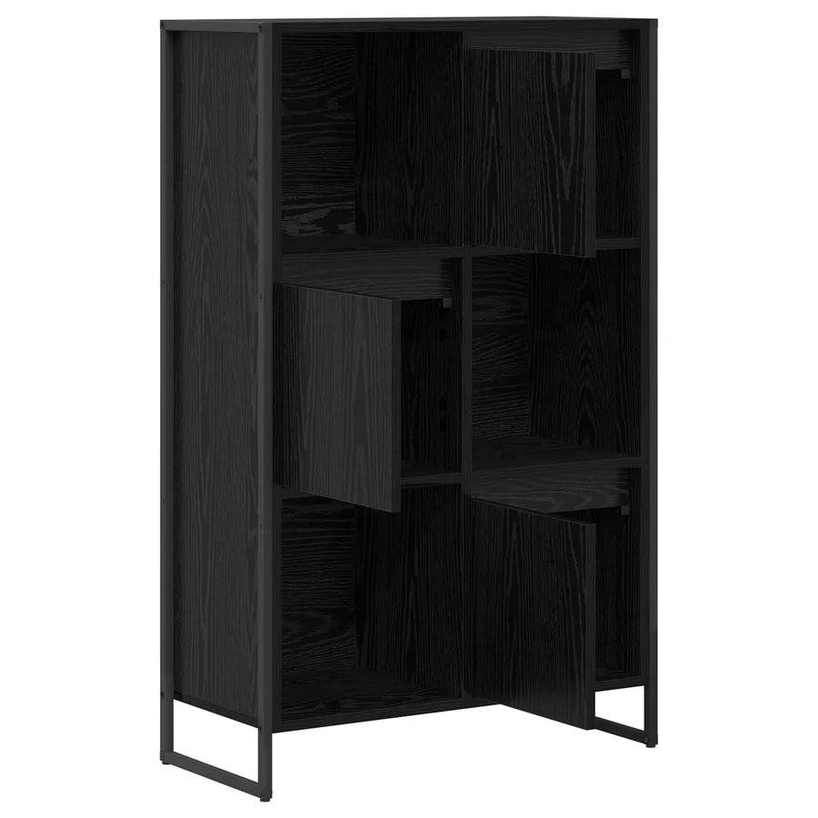 Bibliothèque Chêne noir 68 x 30 x 108.5 cm Bois d'ingénierie - 5