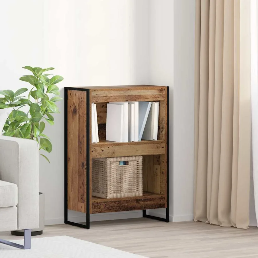 Bibliothèque Bois Ancien 60 x 30 x 86,5 cm Bois d'ingénierie