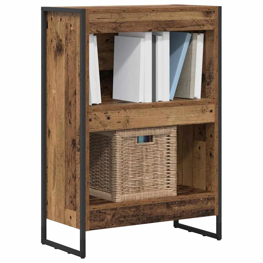 Bibliothèque Bois Ancien 60 x 30 x 86,5 cm Bois d'ingénierie - 3