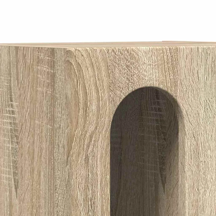 Table de chevet ELST 2 pc Chêne Sonoma 40 x 35 x 50 cm - 9