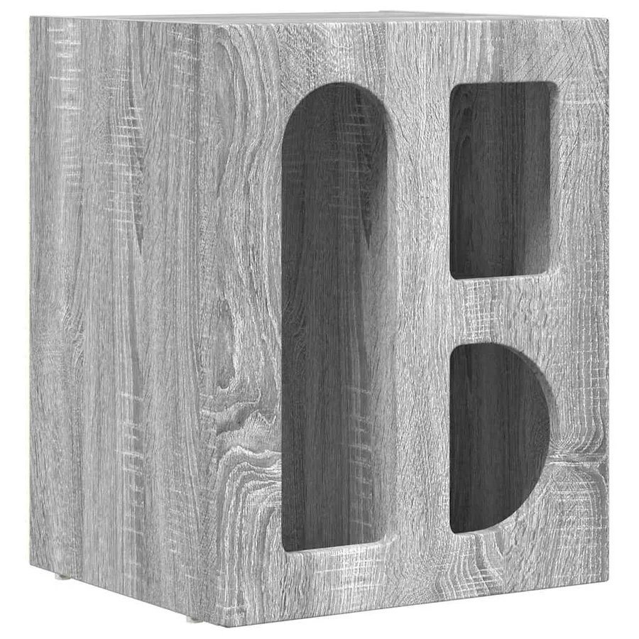 Table de chevet ELST Gris Sonoma 40 x 35 x 50 cm - 2
