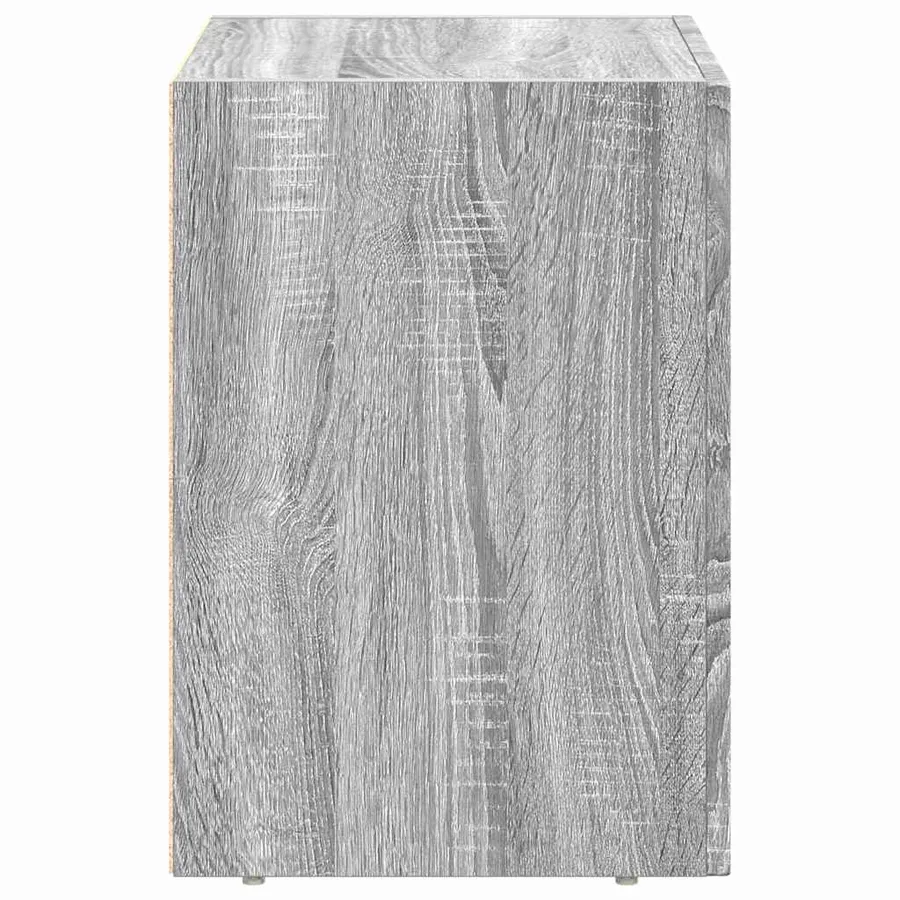Table de chevet ELST Gris Sonoma 40 x 35 x 50 cm - 5