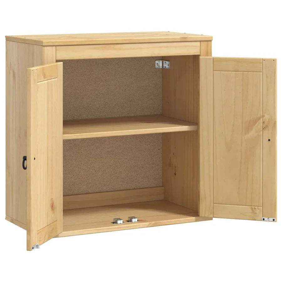 Armoire SKI Brun Miel 60 x 32 x 60 cm Pin massif - 5