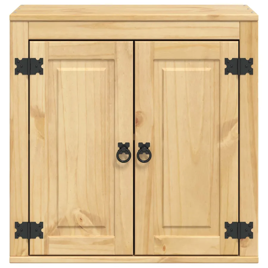 Armoire SKI Brun Miel 60 x 32 x 60 cm Pin massif - 6