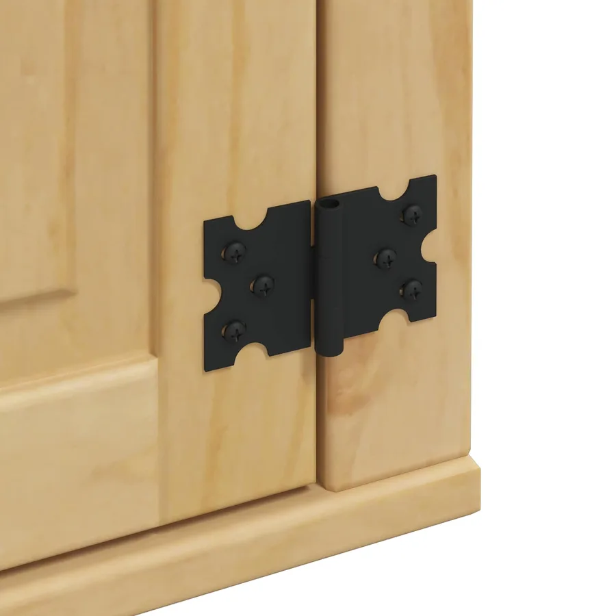 Armoire SKI Brun Miel 60 x 32 x 60 cm Pin massif - 9