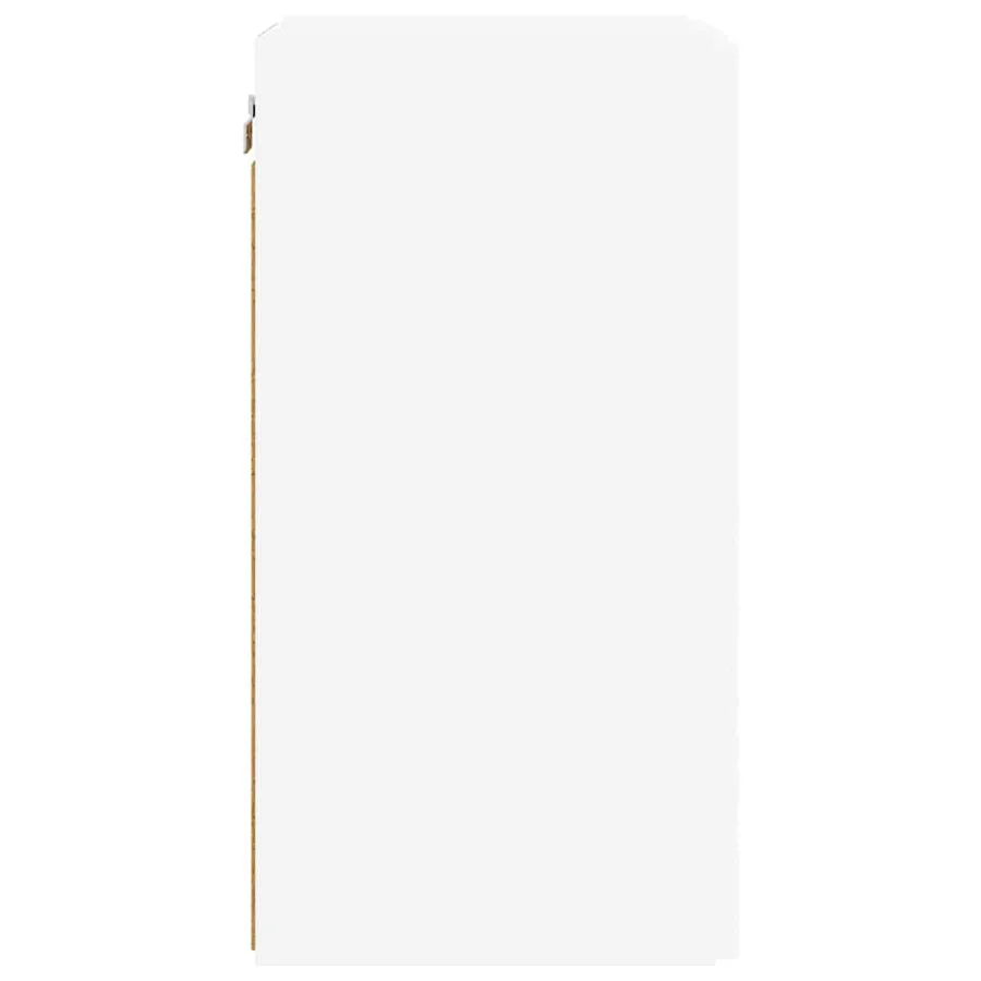 Meuble TV mural Blanc 30 x 31 x 60 cm Bois d'ingénierie - 7