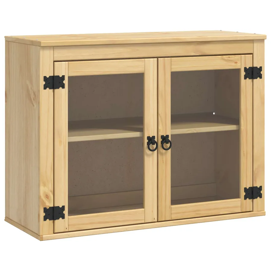 Armoire SKI Brun Miel 80 x 32 x 60 cm Pin massif - 2