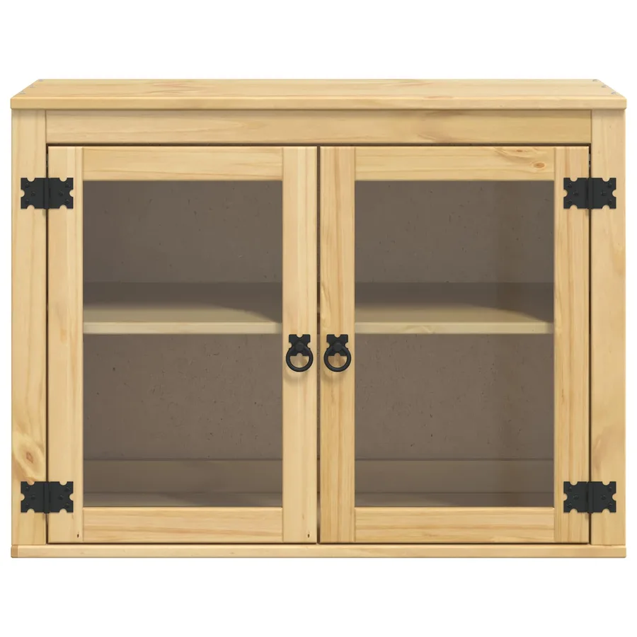 Armoire SKI Brun Miel 80 x 32 x 60 cm Pin massif - 6