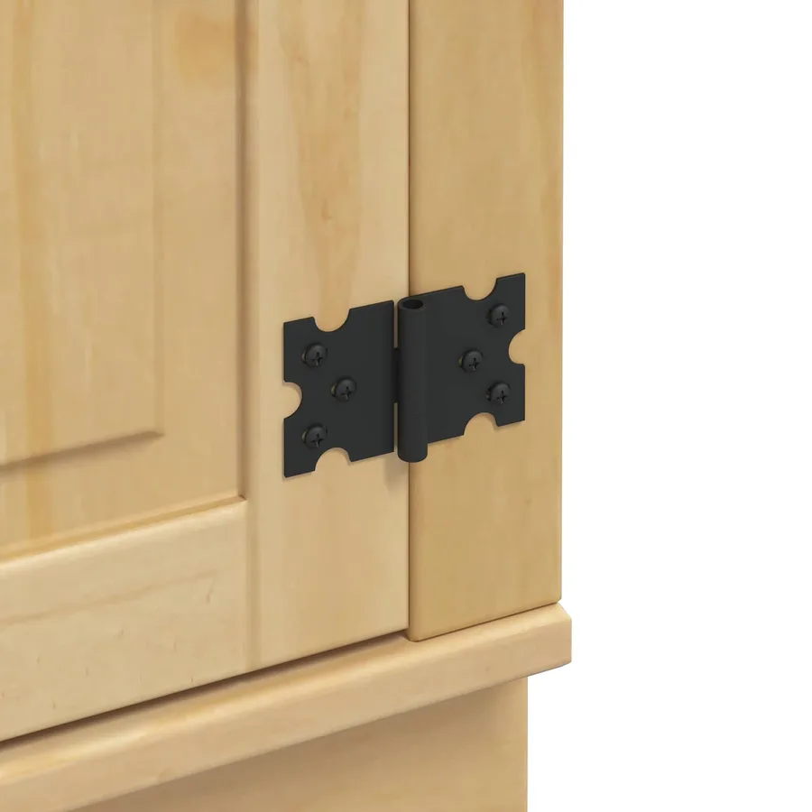 Armoire SKI Brun Miel 80 x 46 x 81 cm Pin massif - 9