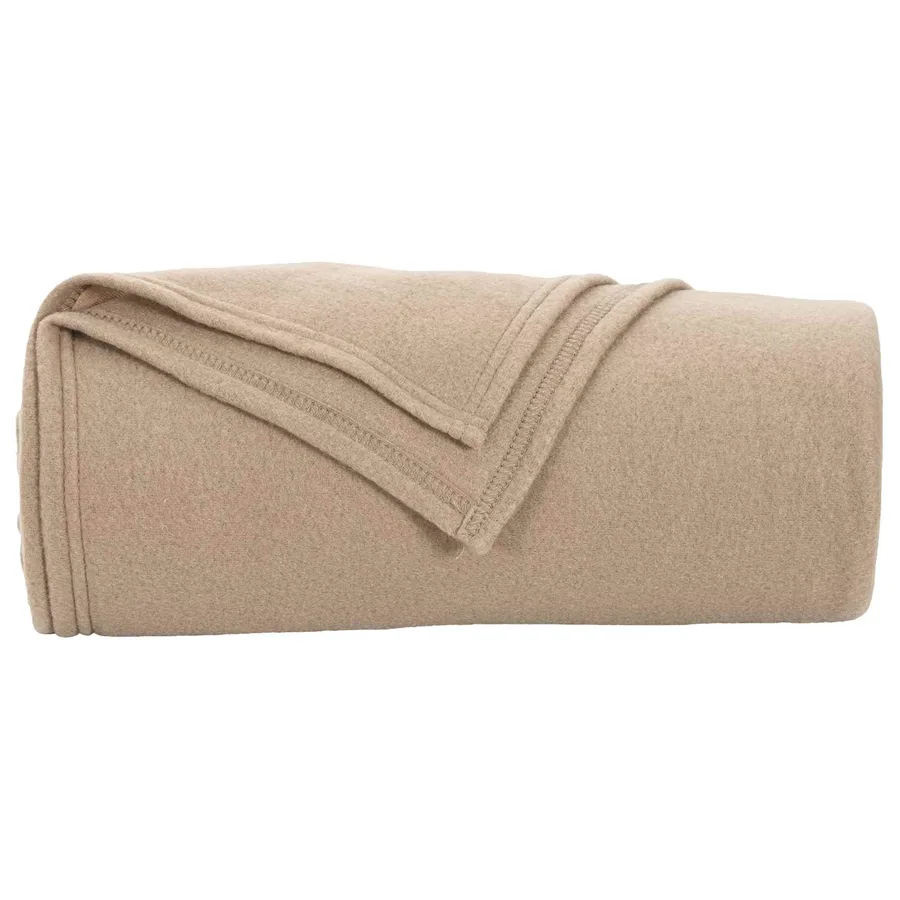 Couvertures à jeter 6 pcs Camel 170 x 130 cm Toison - 5