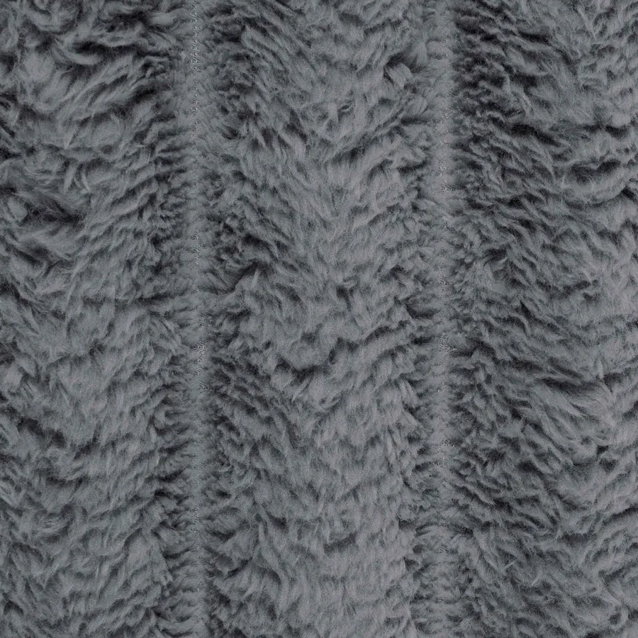 Jeté Gris foncé 240 x 220 cm Toison - 8