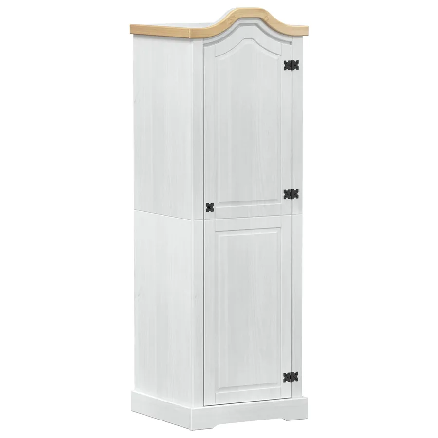 Armoires avec étagère Blanc 55 x 52 x 170 cm Pin massif - 2