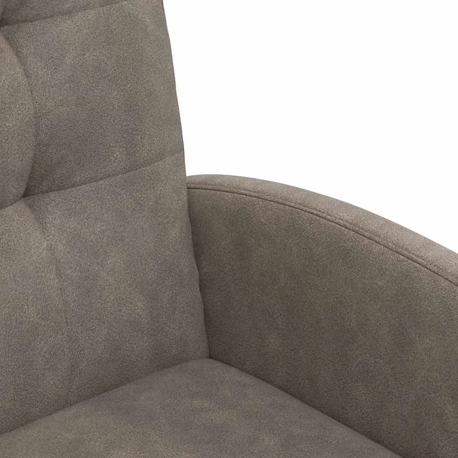 Chaises de Salle à Manger avec Roues 2 pcs Gris 58 x 67 x 97 cm - 7