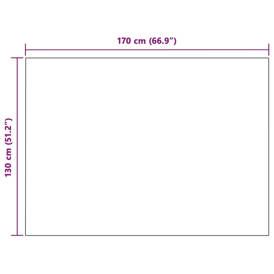 Jeté Camel 170 x 130 cm Toison - 8