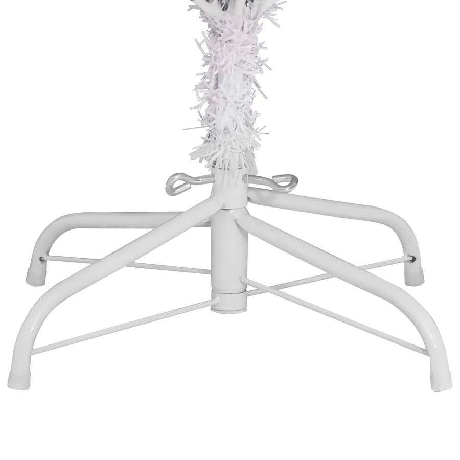 Sapin de Noël Artificiel à Branches Articulées Blanc 210 cm - 11