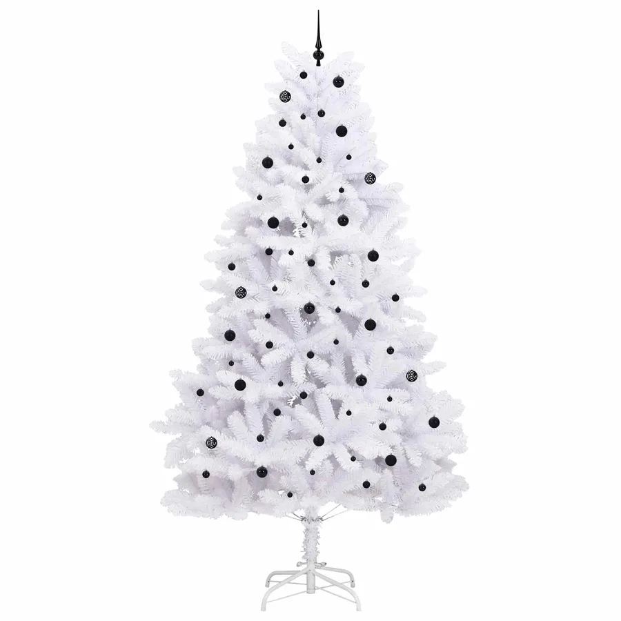 Sapin de Noël Artificiel à Branches Articulées Blanc 300 cm - 4