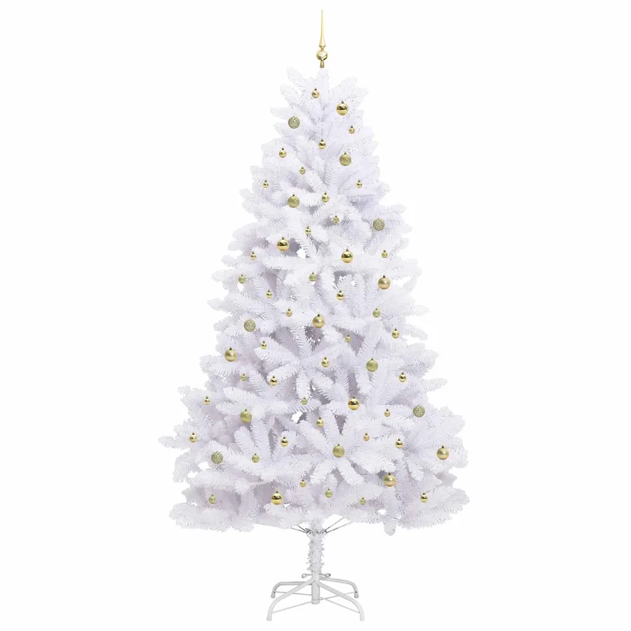 Sapin de Noël Artificiel à Branches Articulées Blanc 270 cm - 4