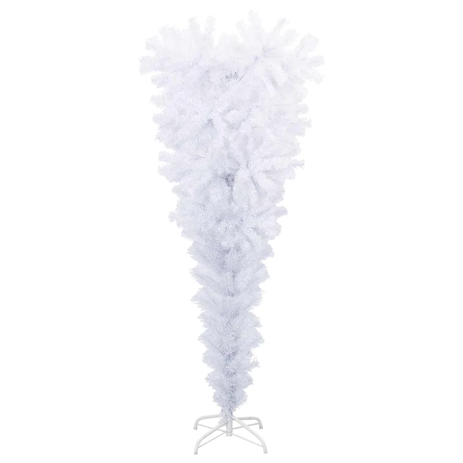 Sapin de Noël artificiel avec 150 LED Blanc 120 cm PVC et Acier - 4