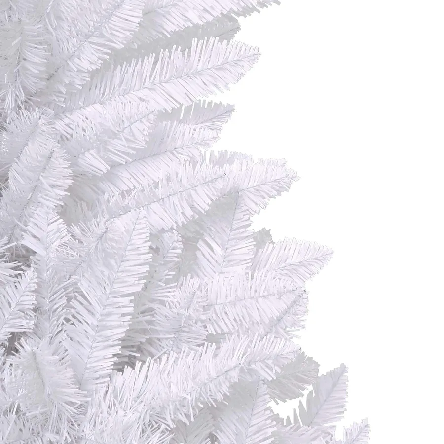 Sapin de Noël Artificiel à Branches Articulées Blanc 210 cm - 12