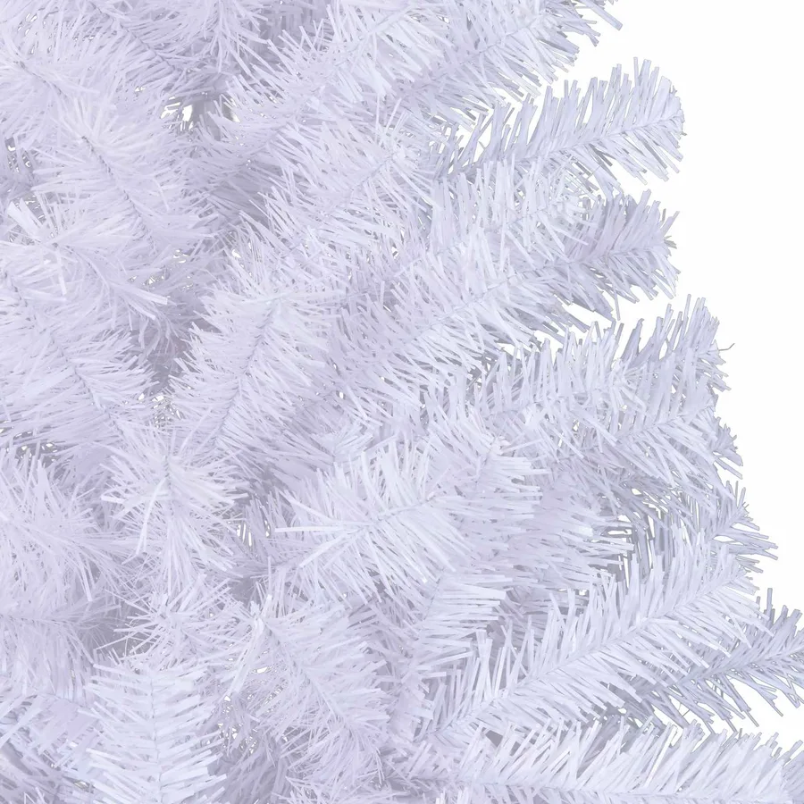 Sapin de Noël artificiel avec 300 LED Blanc 210 cm PVC et Acier - 12