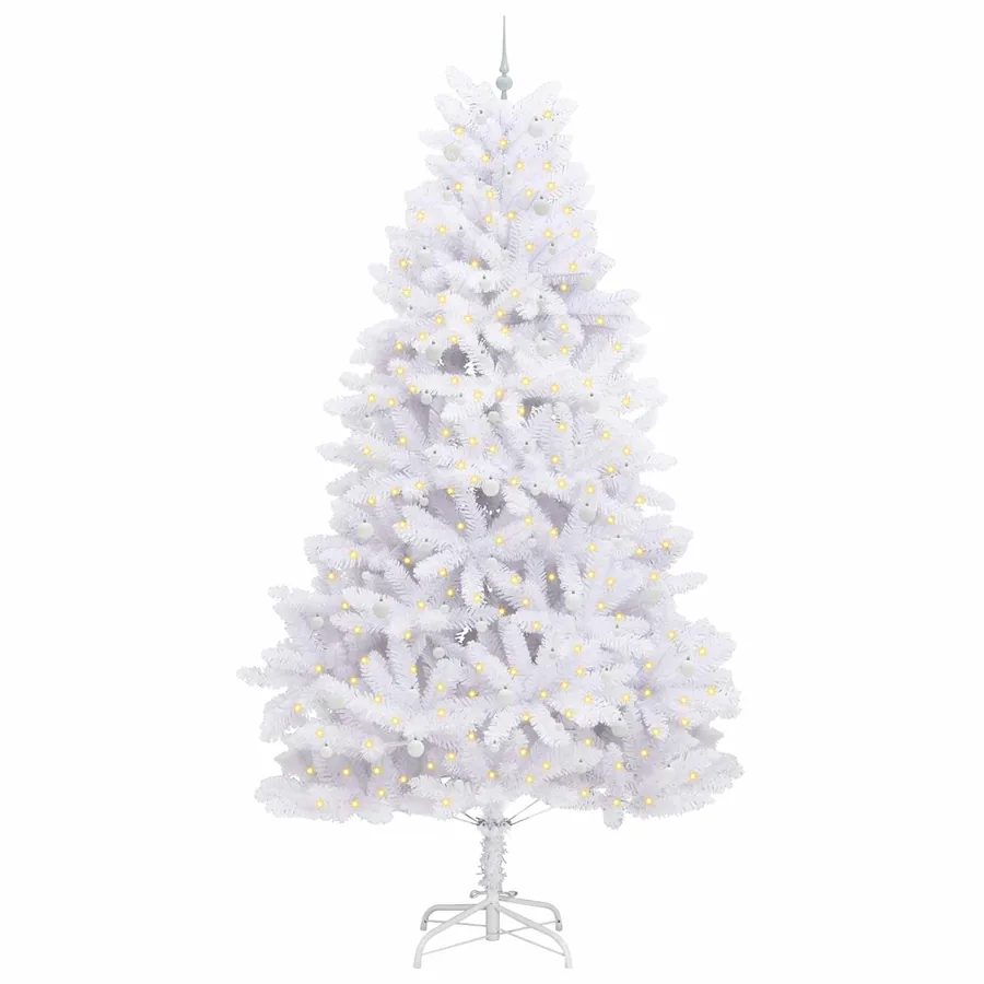 Sapin de Noël Artificiel à Branches Articulées Blanc 300 cm - 3