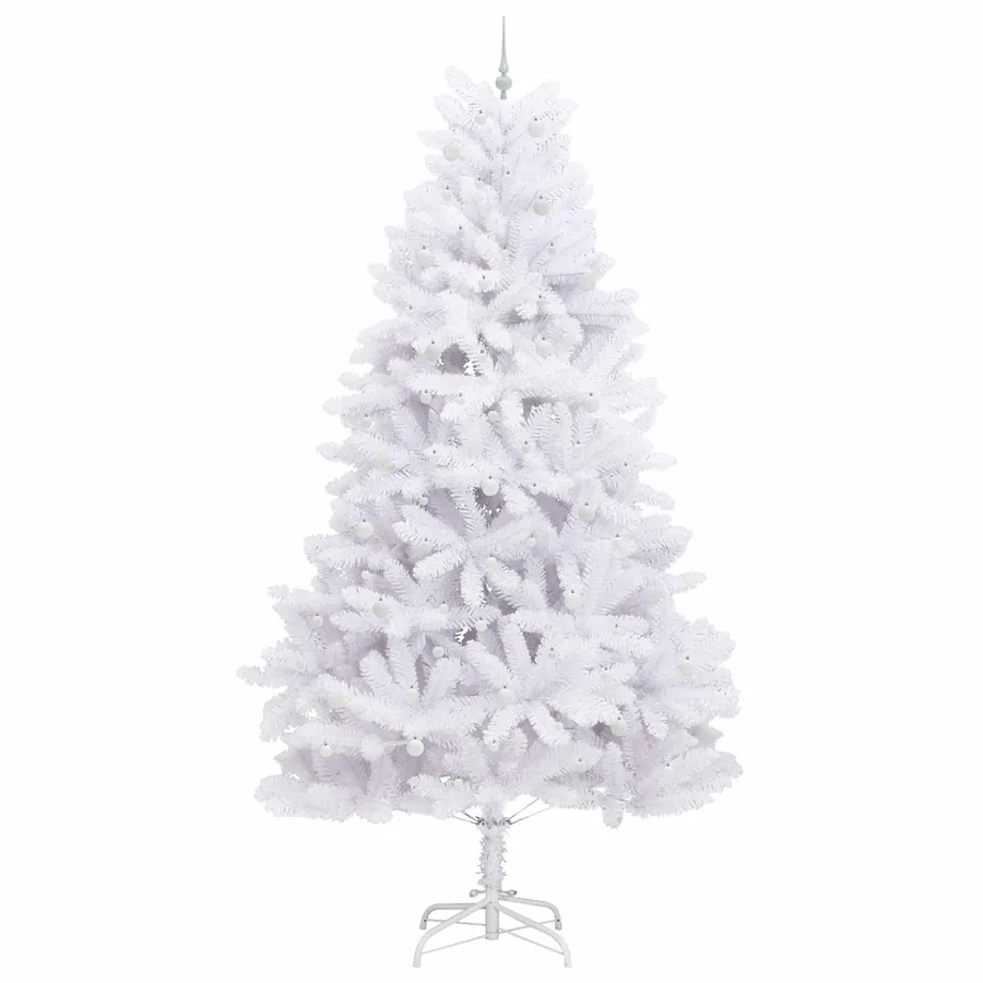 Sapin de Noël Artificiel à Branches Articulées Blanc 300 cm - 4