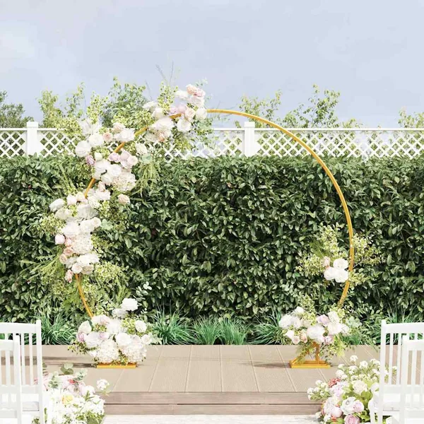 Arche de mariage Doré 220 x 45 x 200 cm Acier