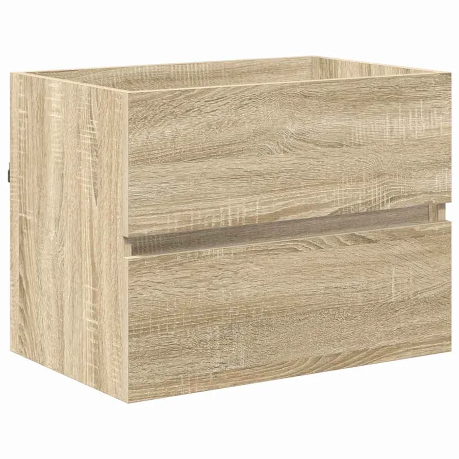 Ensemble de mobilier de salle de bain avec tiroir Chêne Sonoma - 7