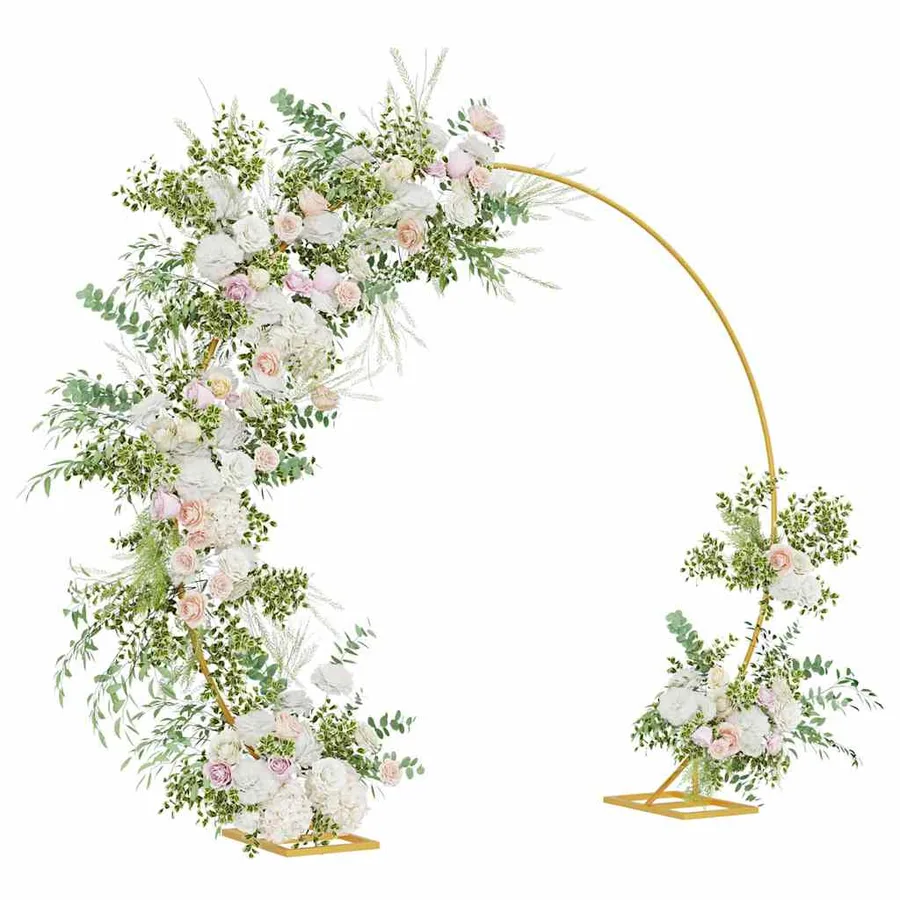 Arche de mariage Doré 220 x 45 x 200 cm Acier - 3