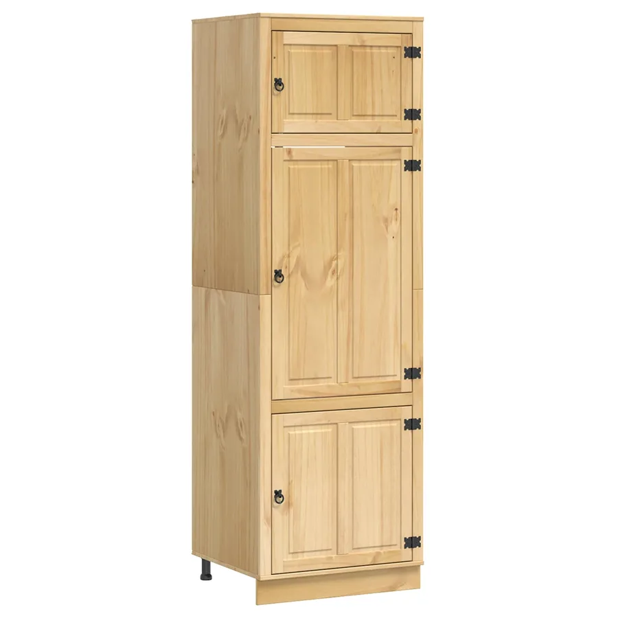 Armoire SKI Brun Miel 66 x 58 x 207 cm Pin massif - 2