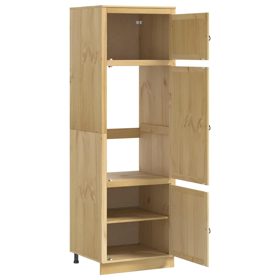 Armoire SKI Brun Miel 66 x 58 x 207 cm Pin massif - 5