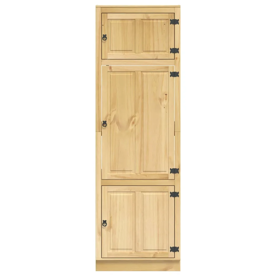 Armoire SKI Brun Miel 66 x 58 x 207 cm Pin massif - 6