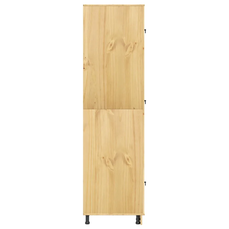 Armoire SKI Brun Miel 66 x 58 x 207 cm Pin massif - 7