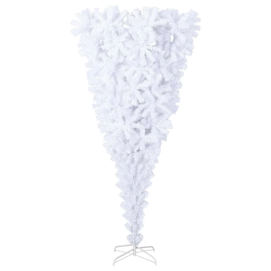 Sapin de Noël artificiel avec 300 LED Blanc 240 cm PVC et Acier - 5