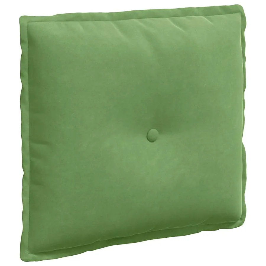 Coussin de Dos Vert clair 50 x 45 cm Tissu en velours côtelé - 2