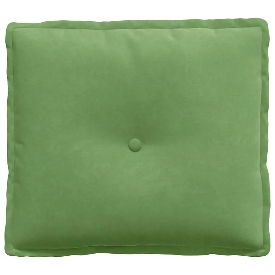 Coussin de Dos Vert clair 50 x 45 cm Tissu en velours côtelé - 5