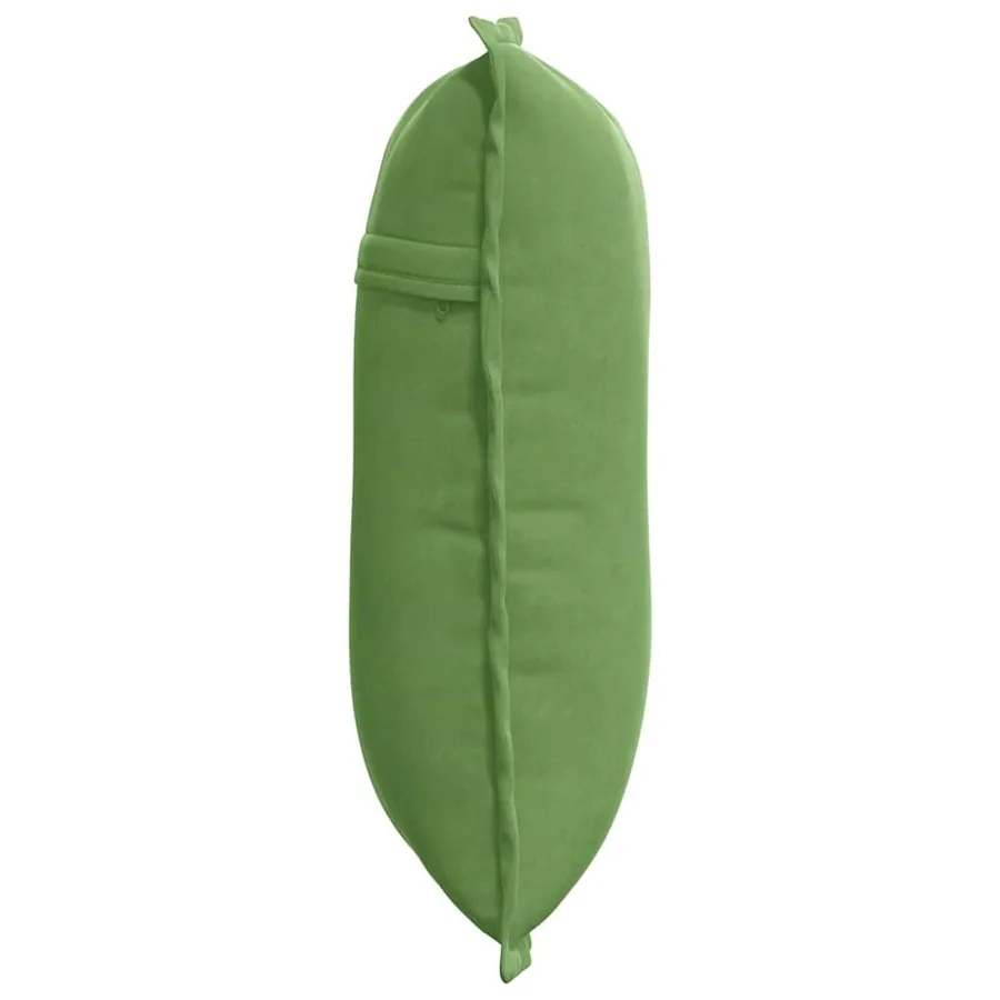 Coussin de Dos Vert clair 50 x 45 cm Tissu en velours côtelé - 6
