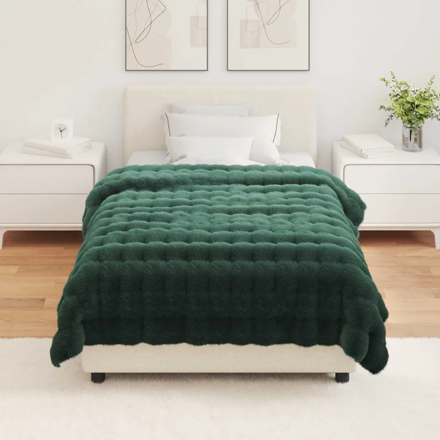 Couverture antidérapante en fausse de lapin Olite 4 pcs - 4
