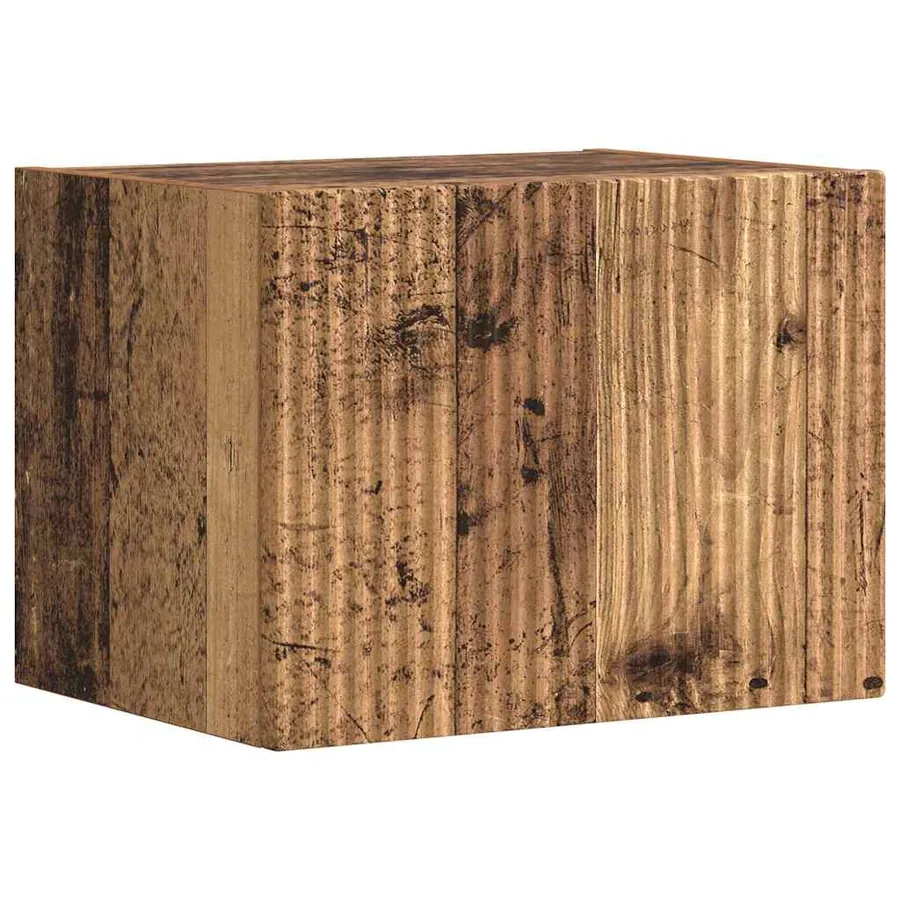Meuble TV mural Bois Ancien 39 x 31 x 29,5 cm Bois d'ingénierie - 2
