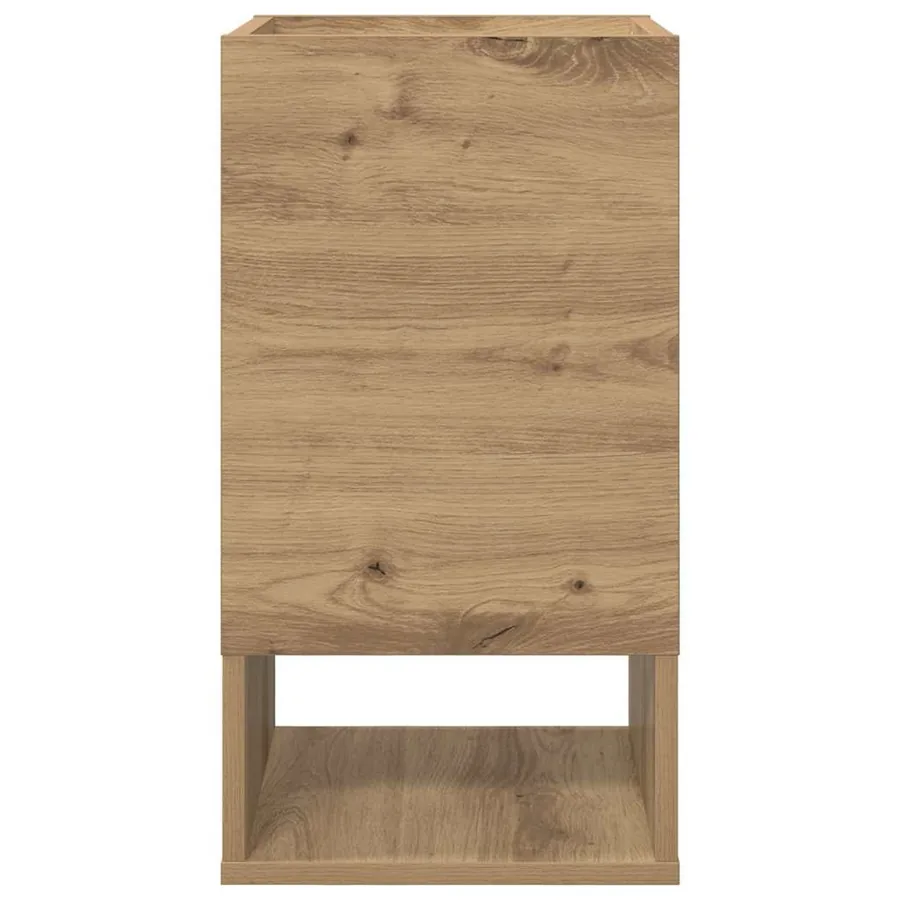 Table d'appoint Chêne artisanal 30 x 30 x 56 cm - 6