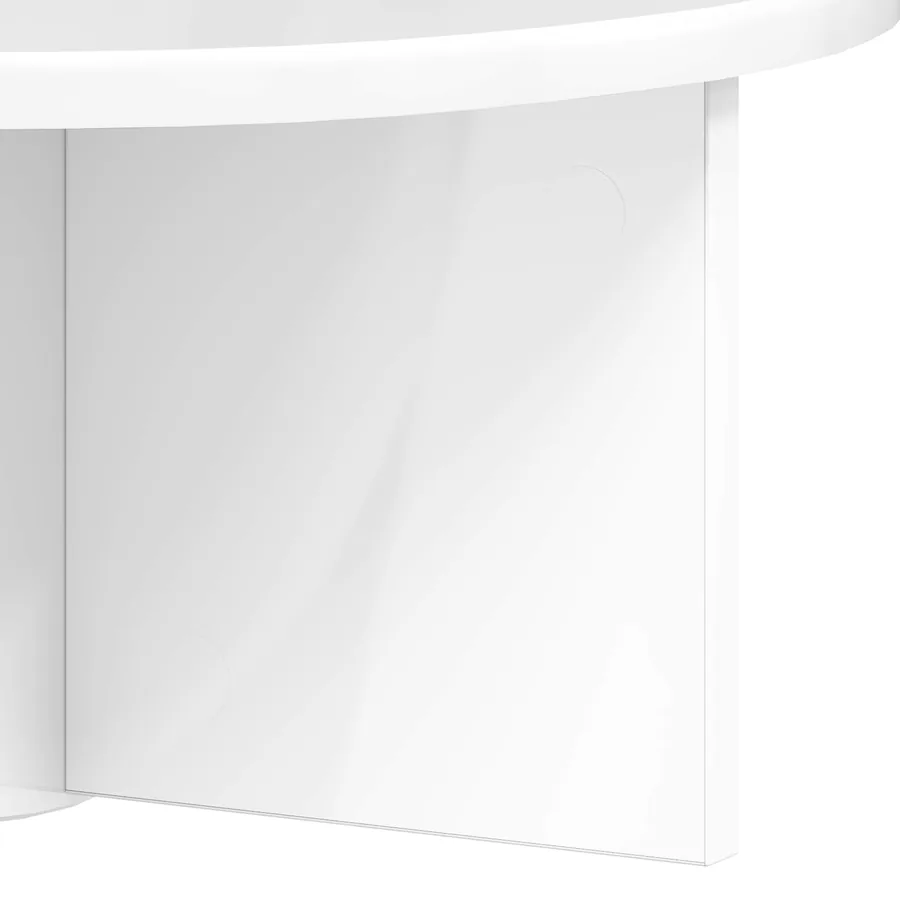 Étagère Murale 2 pcs Blanc brillant 38 x 19 x 19 cm - 10