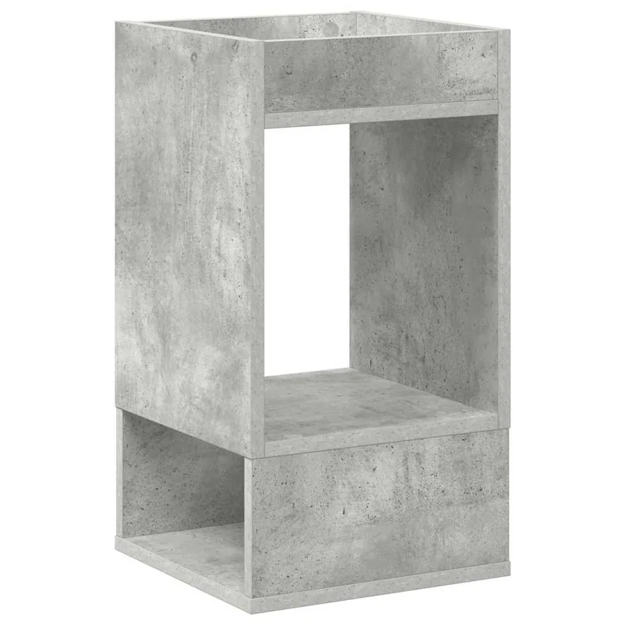 Table d'appoint 2 pcs Gris béton 30 x 30 x 56 cm - 5
