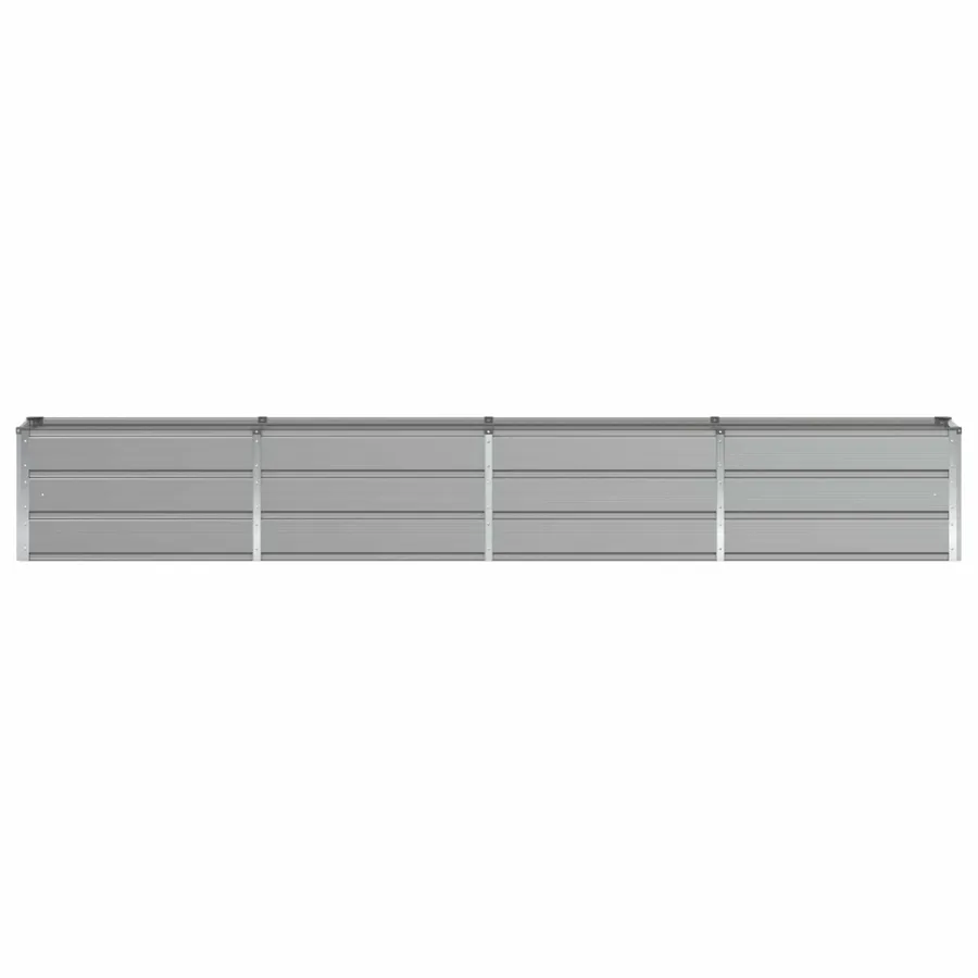 Jardinière Gris clair 320 x 40 x 45 cm Acier - 4